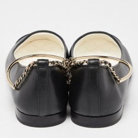 Chanel 2022 Interlocking CC Logo Ballet Flats - 38.5 - Picture 5 of 6